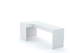 Rohový písací stôl B58 205x95 L ľavý | White