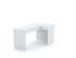 Rohový písací stôl B58 145x95 R pravý | White