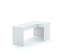 Rohový písací stôl B58 165x95 R pravý | White
