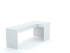 Rohový písací stôl B58 205x95 R pravý | White