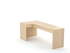 Rohový písací stôl B58 205x95 L ľavý | Oak Lindberg