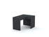 Rohový písací stôl B58 125x95 R pravý | Anthracite