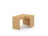 Rohový písací stôl B58 125x95 R pravý | Oak