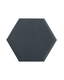Panel Hexagon Anthracite Cloud