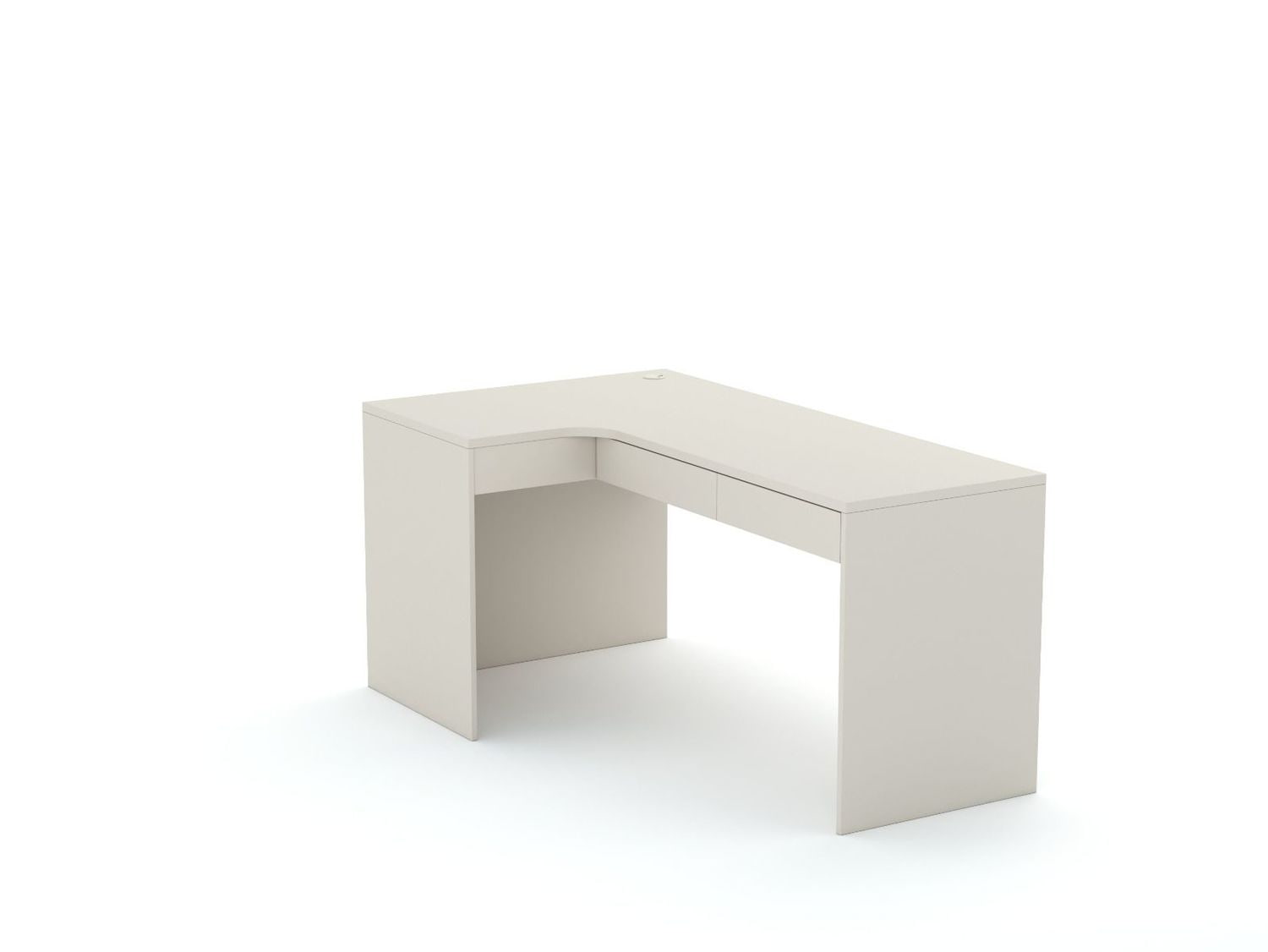Rohový písací stôl B58 165x95 L ľavý | Sandline