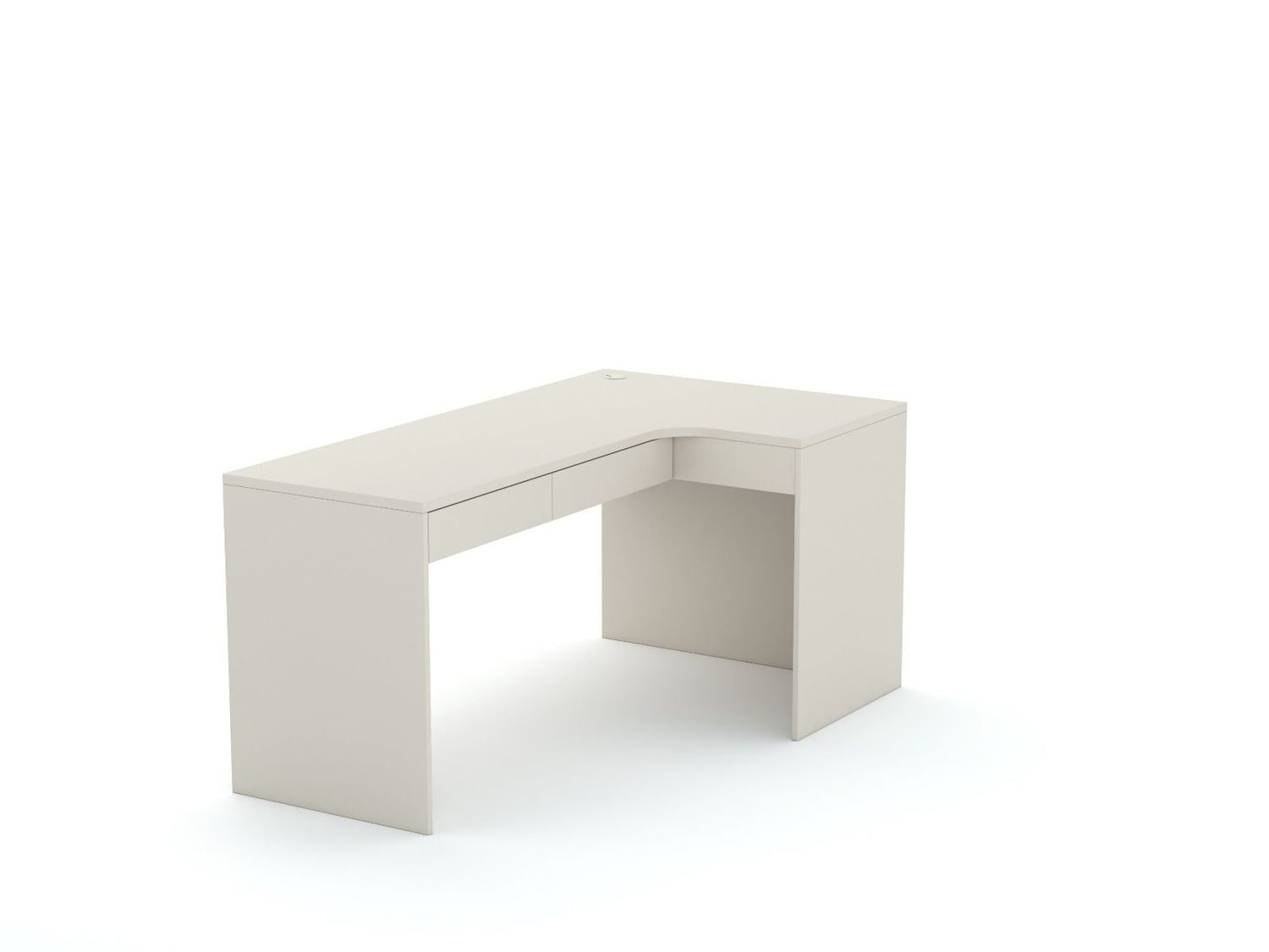 Rohový písací stôl B58 165x95 R pravý | Sandline