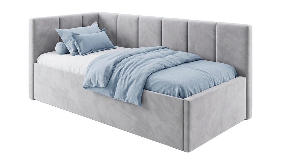 Posteľ Like 90 L Grey Cloud 81