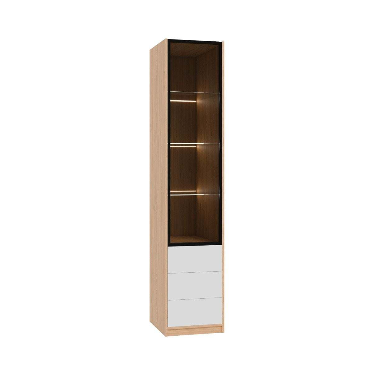 Vitrína 50/240 LED Mode 2 White Oak