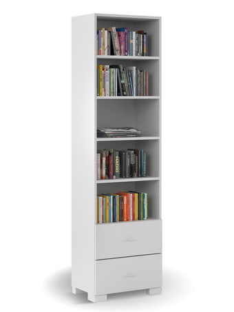 Regál Vysoký 55 UNI White