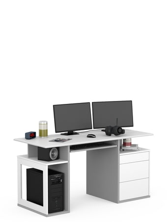 Písací stôl Game Box Uni Grey
