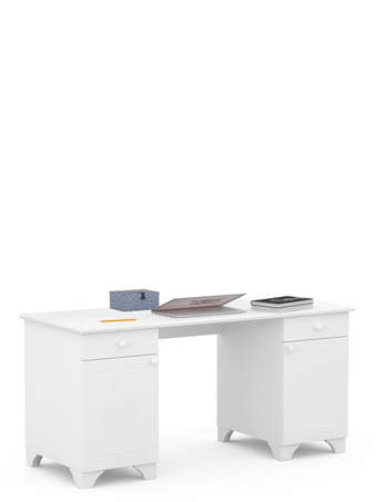 Písací stôl 150 Simple White