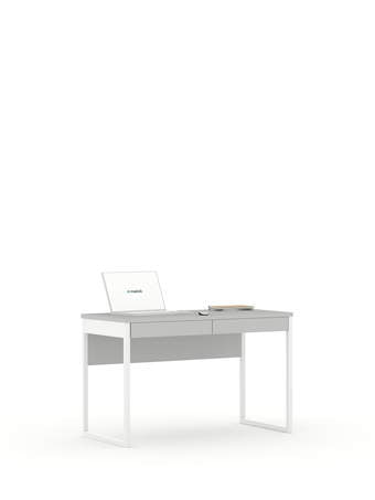 Písací stôl 120 White Grey