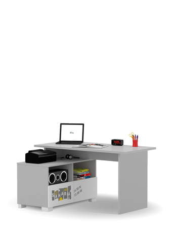 Písací Stôl Flex 140 Grey