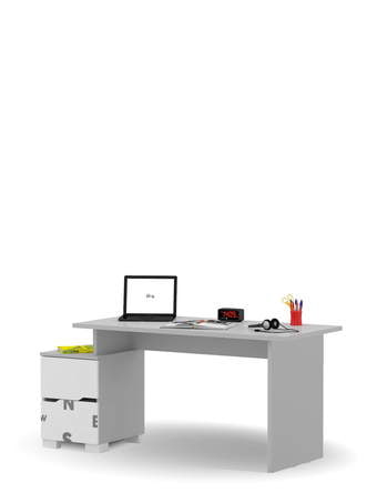 Písací Stôl Flex 125 Grey