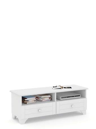 Skrinka pre TV a médiá 120 Simple White