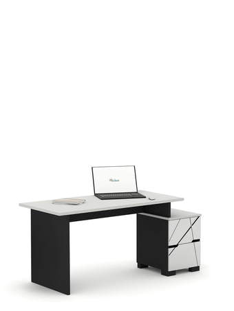 Písací Stôl Flex 125 Grey Dark