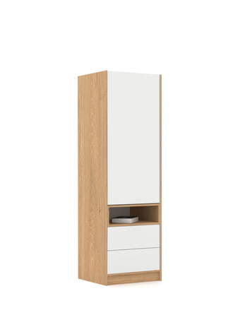 Skriňa 60-2-60L/200 White Oak