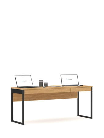 Písací stôl 180 Concrete Oak