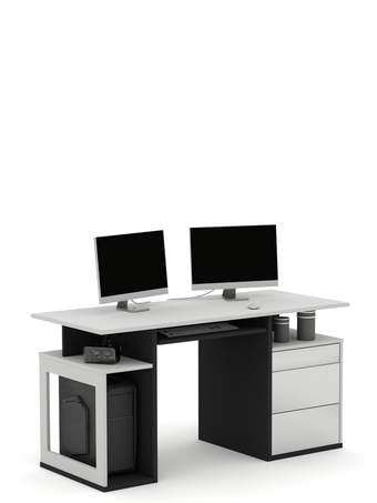Písací stôl Game Box Uni Grey Dark