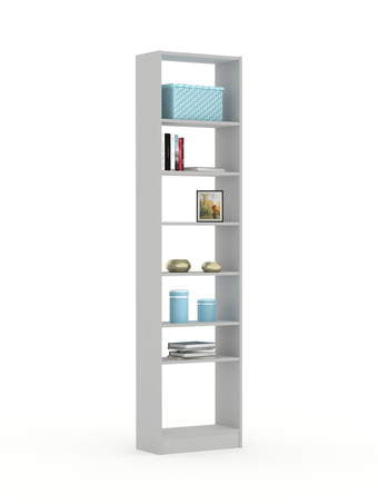 Regál k skrini 240 White Grey
