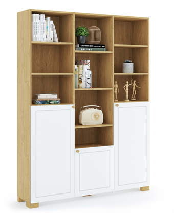 Vysoký Regál 150 Frame Oak White