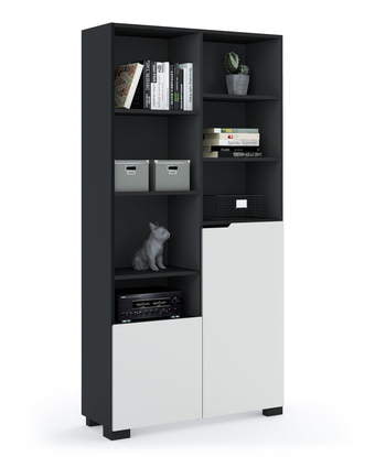 Regál Vysoký 100 UNI Dark Grey