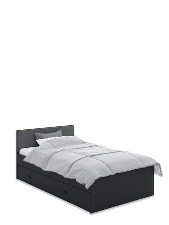 Posteľ 120x200 S Dark Anthracite
