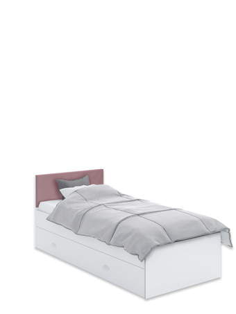Posteľ 90x200 S White Pink