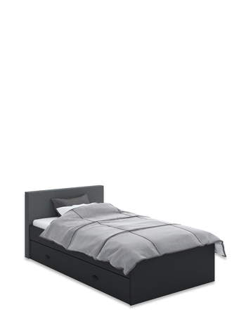Čalúnená posteľ 120x200 Dark Anthracite