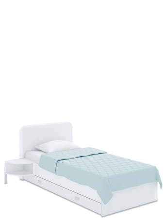 Čalúnená Postel Soft 90x170 White