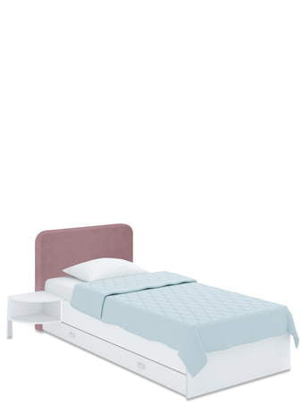 Čalúnená Postel Soft 90x170 Pink