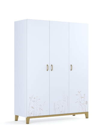 Skriňa 150/200 Garden White