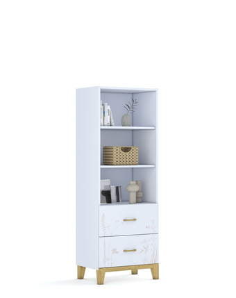 Regál nízky 60 Garden White