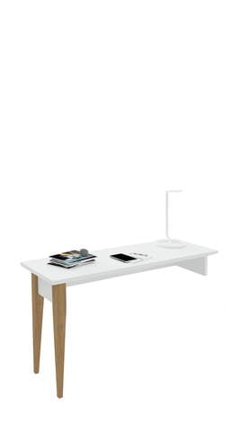 Písací stôl 130x45 L=R Scandi White