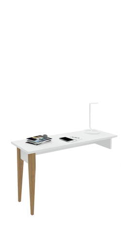 Písací stôl 130x45 L=R Scandi White