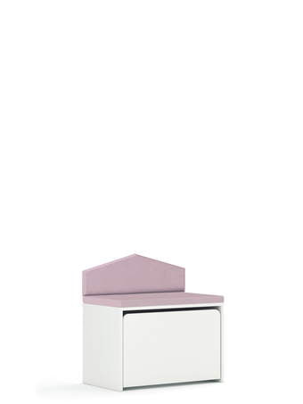 Box 75 s čalúnením Pink