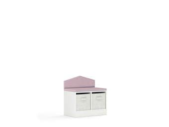 Lavička 75 White&Pink