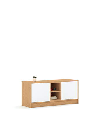 TV skrinka 125 Mode White Oak