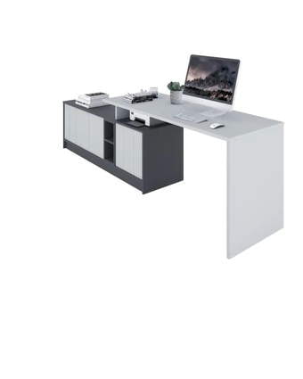 Písací stôl L4 165 Stone Grey