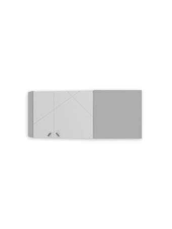 Nadstavec rohovej skrine X Grey