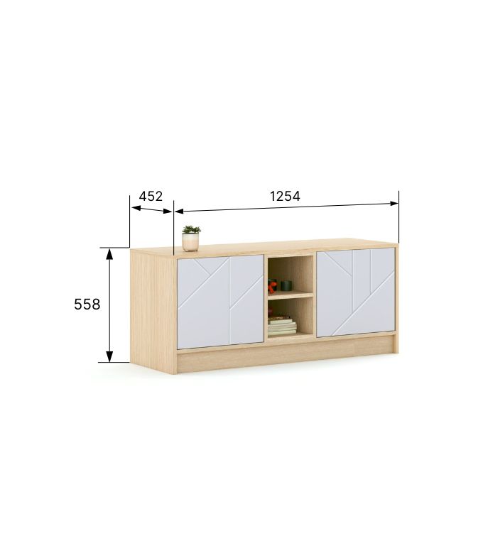 TV skrinka 125 Mode Grafline