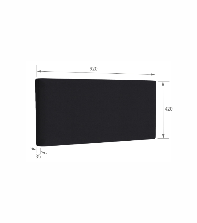 Single Panel 90 Black