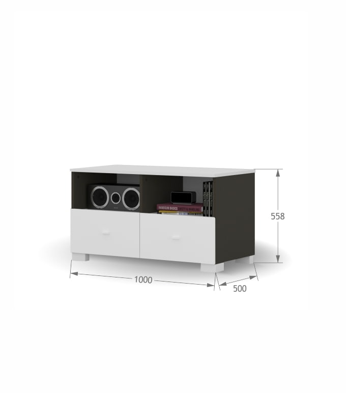 Szafka RTV 100 UNI Dark
